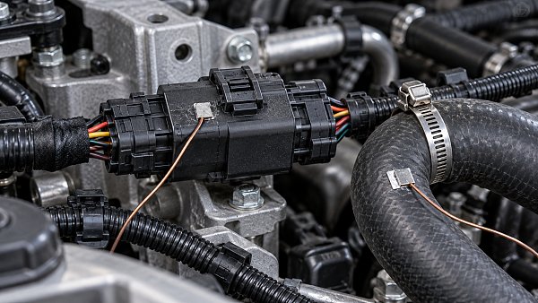 How Much Should Connector Current Be Derated Near Hot Coolant Lines?