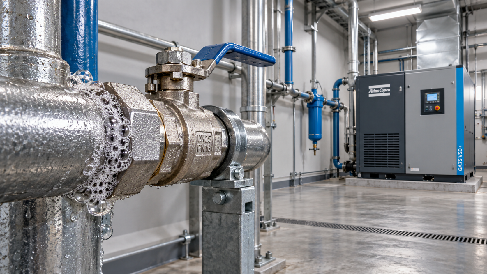 How much do air leaks add to air compressor operating costs?