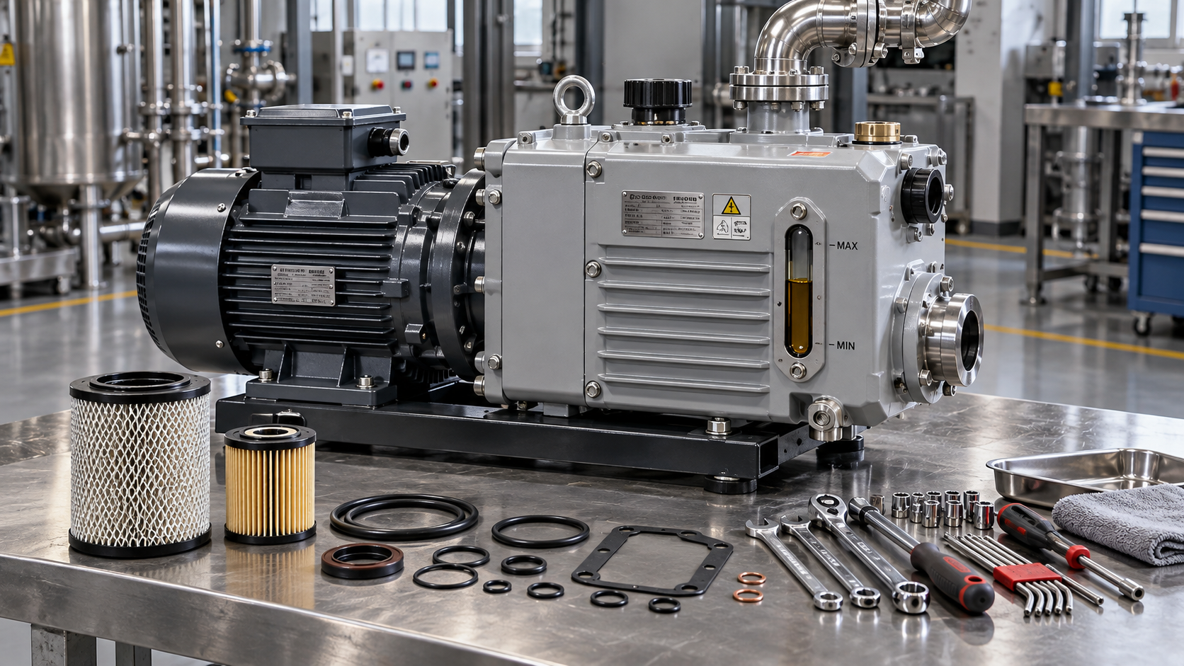 Does Global Industrial Thermal & Fluid Equipment Portal Cover Vacuum Pump Maintenance Costs?