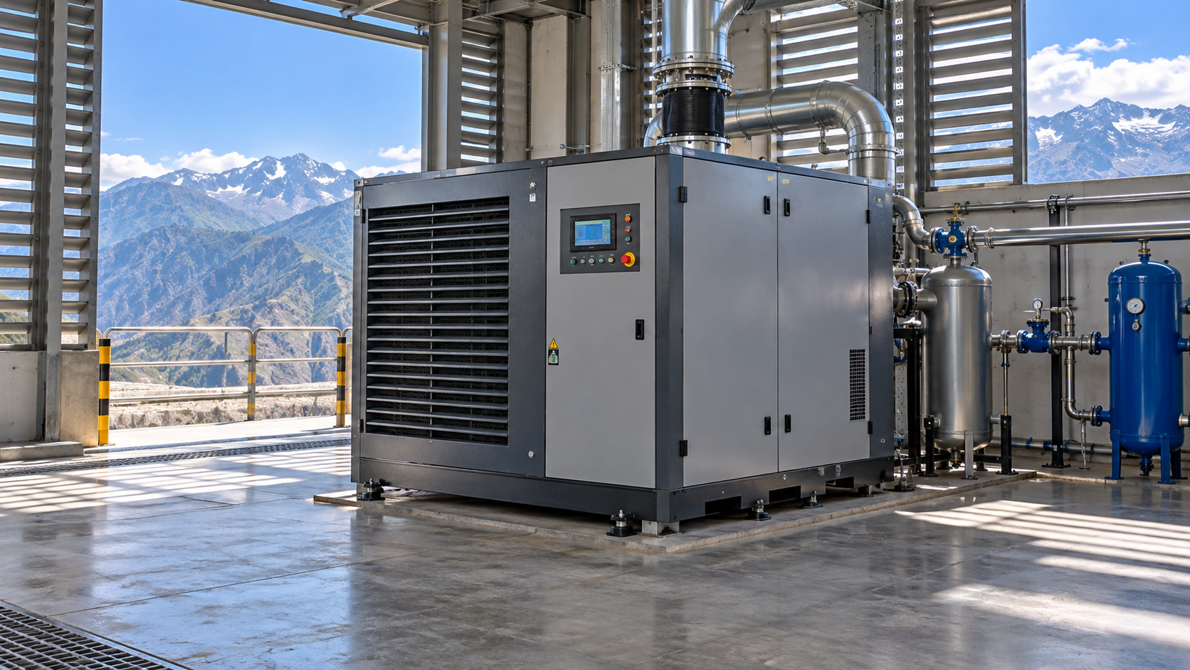 How Much Air Will a Compressor Deliver at Altitude in Summer Heat?