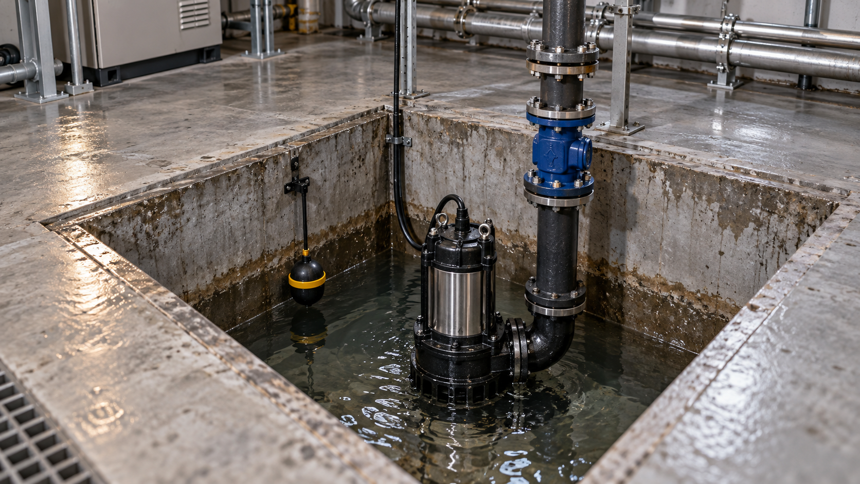 What causes sump pumps to cycle on and off every few seconds?