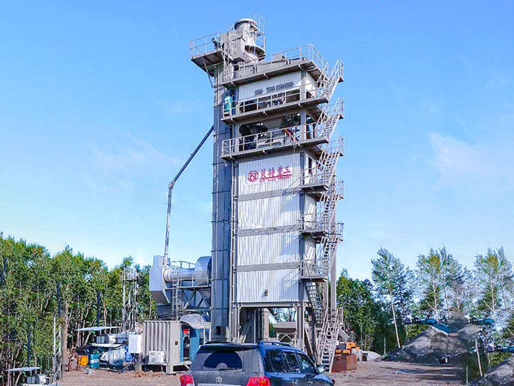 โรงงานผสมยางมะตอยของ Beite Heavy Industry ช่วยในการสร้าง Khabarovsk