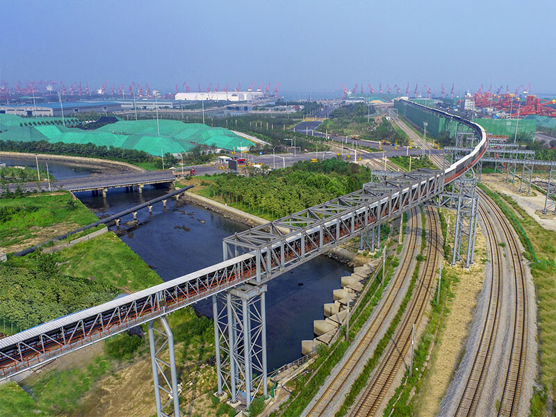 Power Plant Coal Pipe Conveyor System Project Power Plant Coal Pipe Conveyor System Project