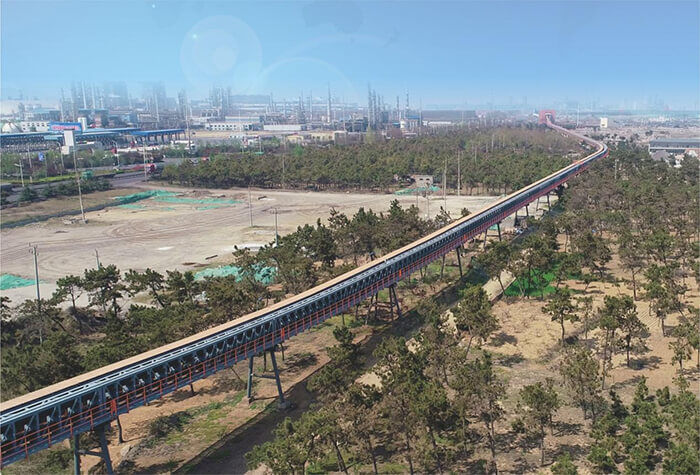 Pipe Conveyors - closed transportation for bulk materials