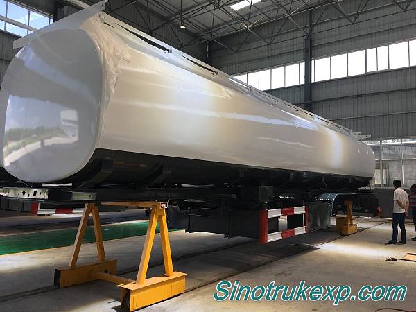 3 Axles Fuel Tank Semi Trailer 30m³