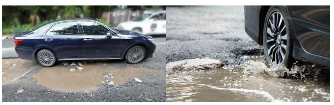 How to treat road potholes