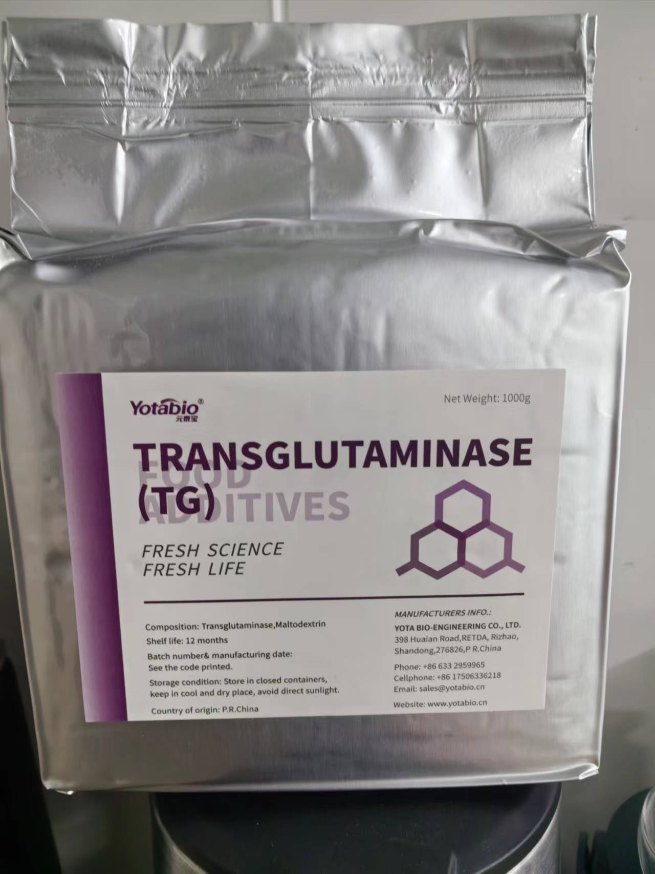 TG-Pro: aglutinante para carne TG-Pro: aglutinante para carne