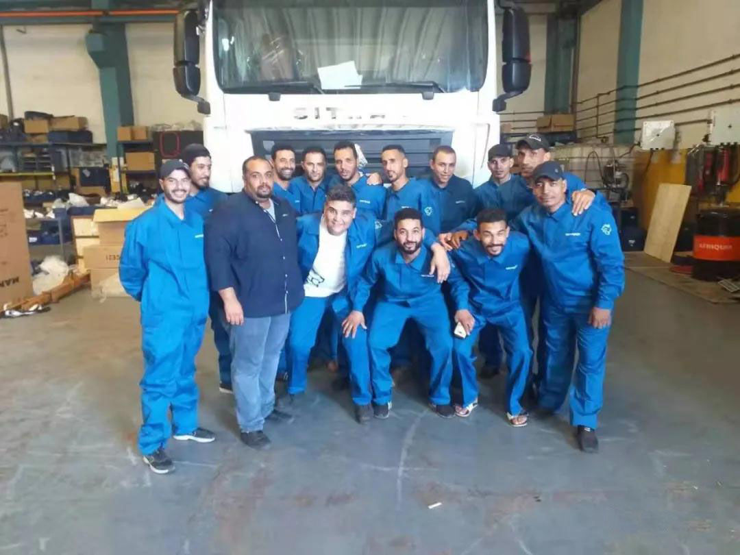 Morocco's first SITRAK automatic tractor