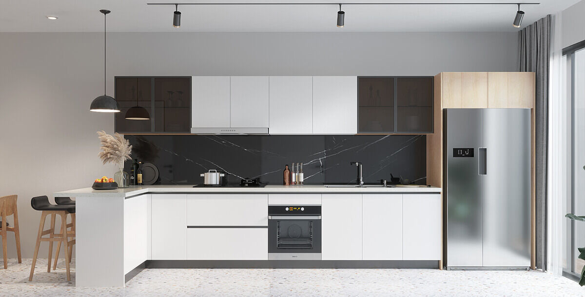 Simple Apartment Kitchen Cabinet DS21-CG05