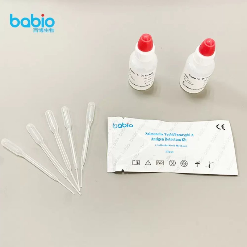Salmonella Typhi and Paratyphi A Antigen Rapid Test for Laboratory Screening
