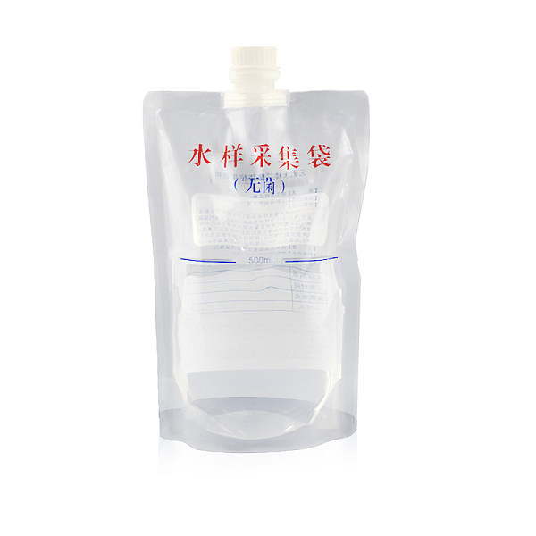 Bolsa estéril para muestreo de agua 500ml 0.4mg tiosulfato de sodio