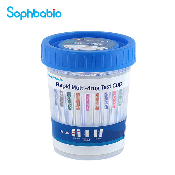 Vasos de prueba multidrogas Sophbabio para fines de prueba de consumo de drogas