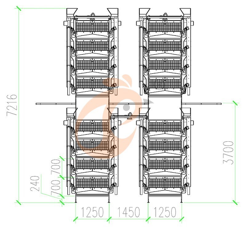 American poultry farm, 1 million layers, layer chicken cage, poultry farm equipment