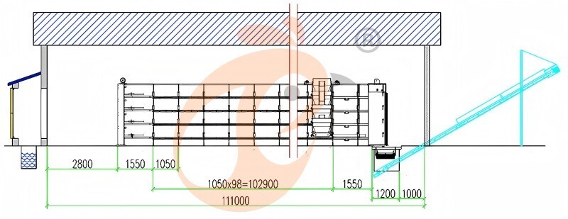 American poultry farm, 1 million layers, layer chicken cage, poultry farm equipment