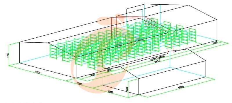 50000 layers chicken house, cage layout 800 (3).jpg