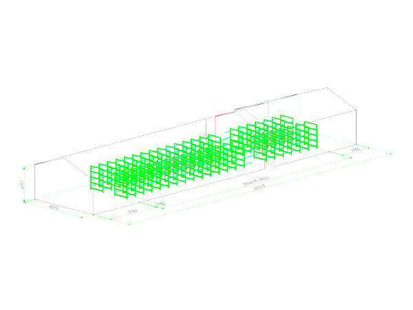 Layer house, 26,000 layers/house, H5 automatic layer chicken cage's house drawing