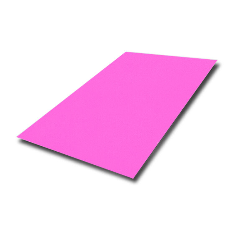 Stainless steel sheet PVD color coated finish black rose gold
