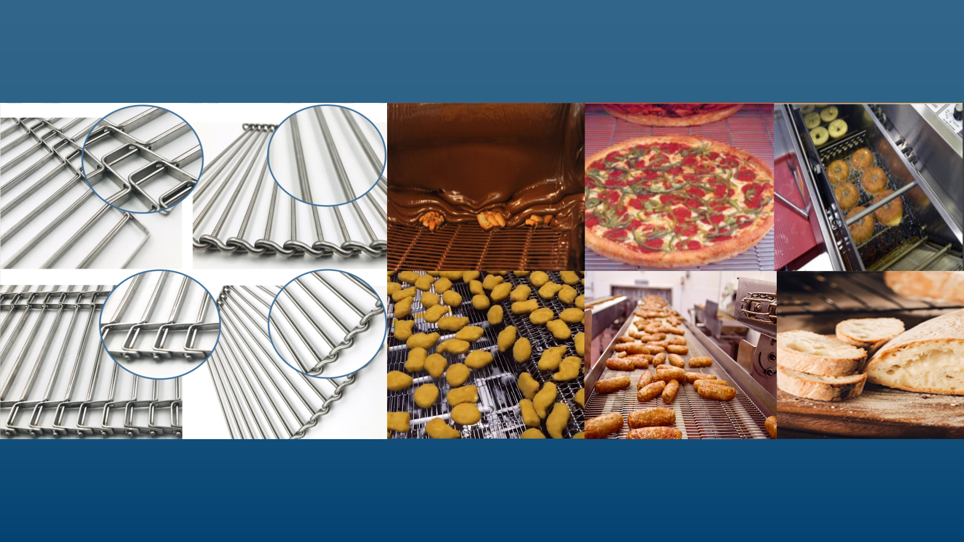 Trapezoidal mesh belt advantages
