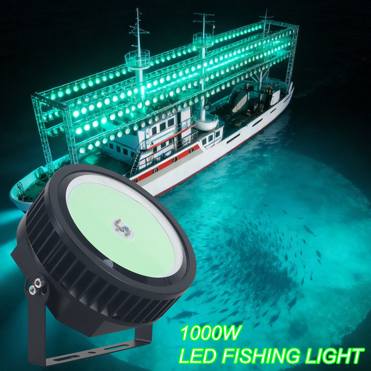 High Power LED Fishing Light for Boats | Marine Fish Attraction Lights for Commercial Night Fishing High Power LED Fishing Light for Boats | Marine Fish Attraction Lights for Commercial Night Fishing