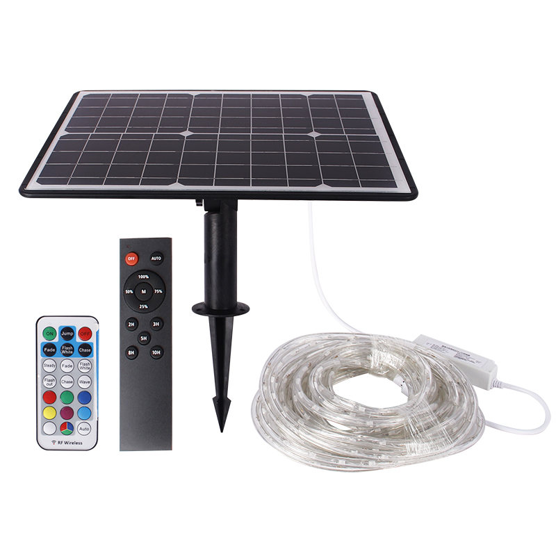 Xiuben Lighting LS1-10M outdoor waterproof solar powered led strip light Xiuben Lighting LS1-10M outdoor waterproof solar powered led strip light