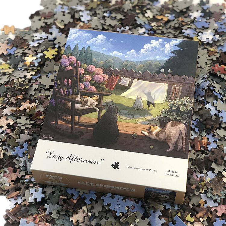 Lazy Afternoon - Cat jigsaw puzzle 1000 pieces