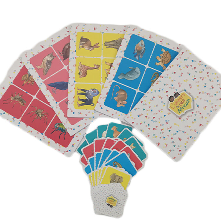 Custom Personalized Animal Educational Game Cards