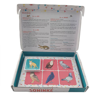 Custom Personalized Animal Educational Game Cards