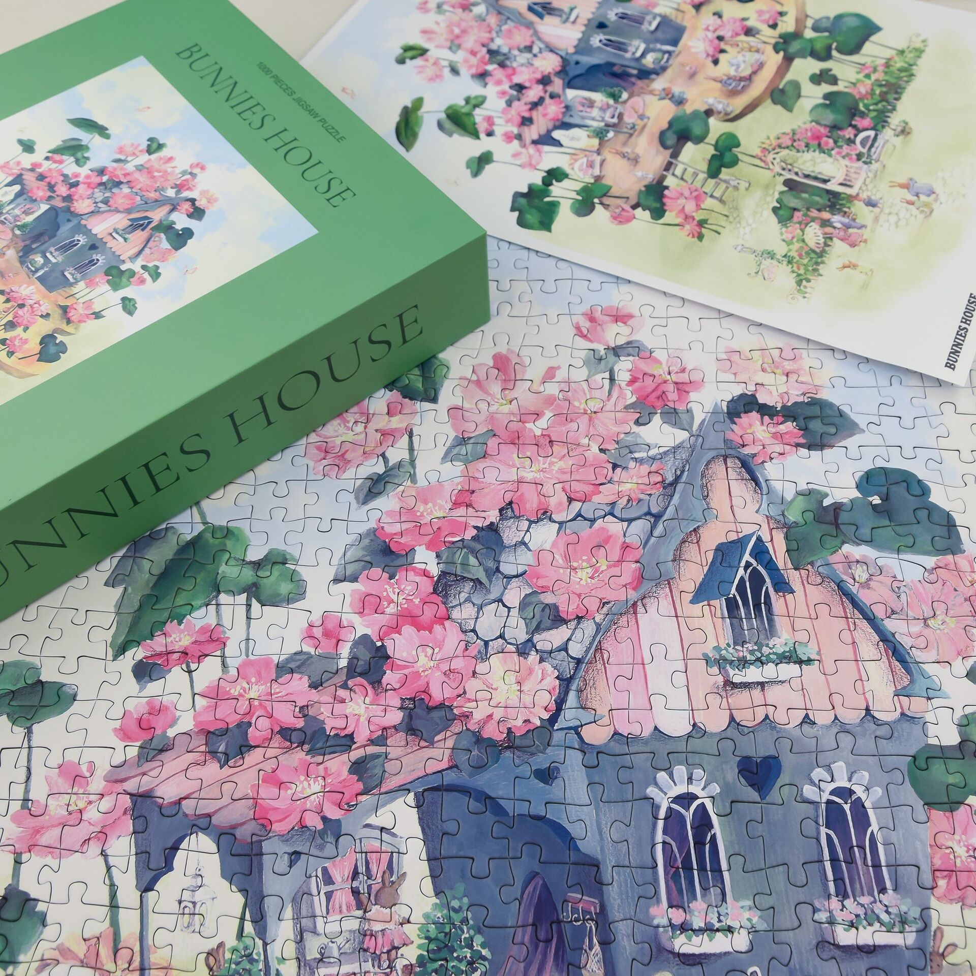 1000 Pieces Jigsaw Puzzle - BUNNIES HOUSE