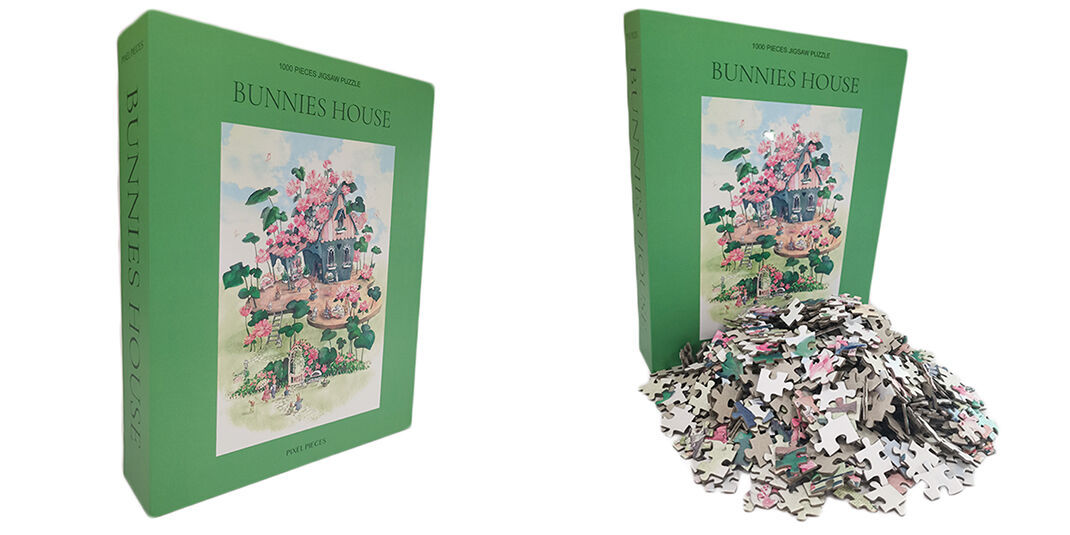 1000 Pieces Jigsaw Puzzle - BUNNIES HOUSE