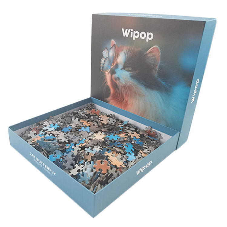 Custom 1000 Pieces Cat Butterfly Puzzle