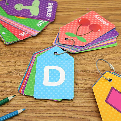 New Design Custom Flashcards With Metal Ring