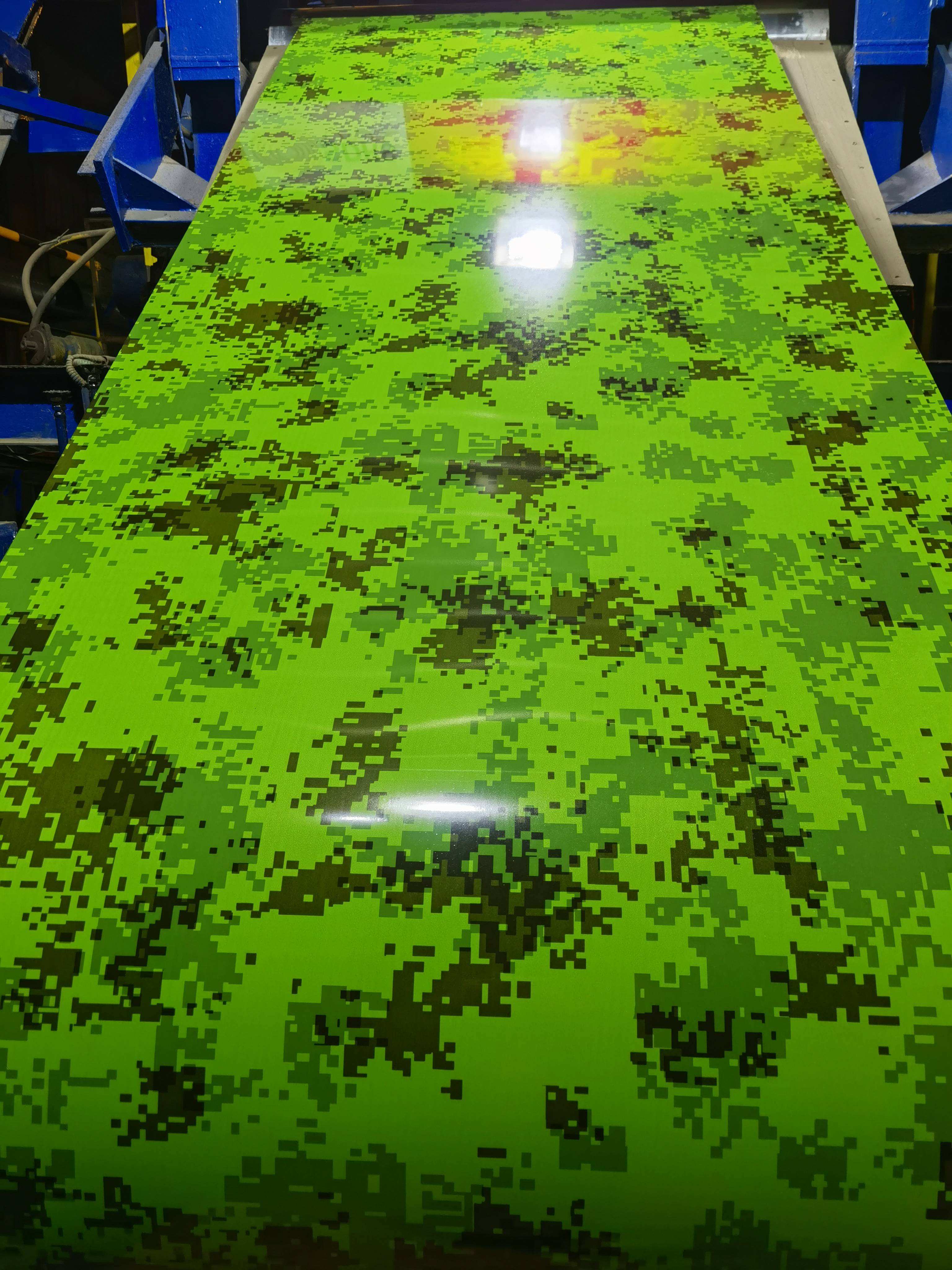 Flower Printed Color Metal Steel Sheet Prepainted Galvanized Steel Coil PPGI