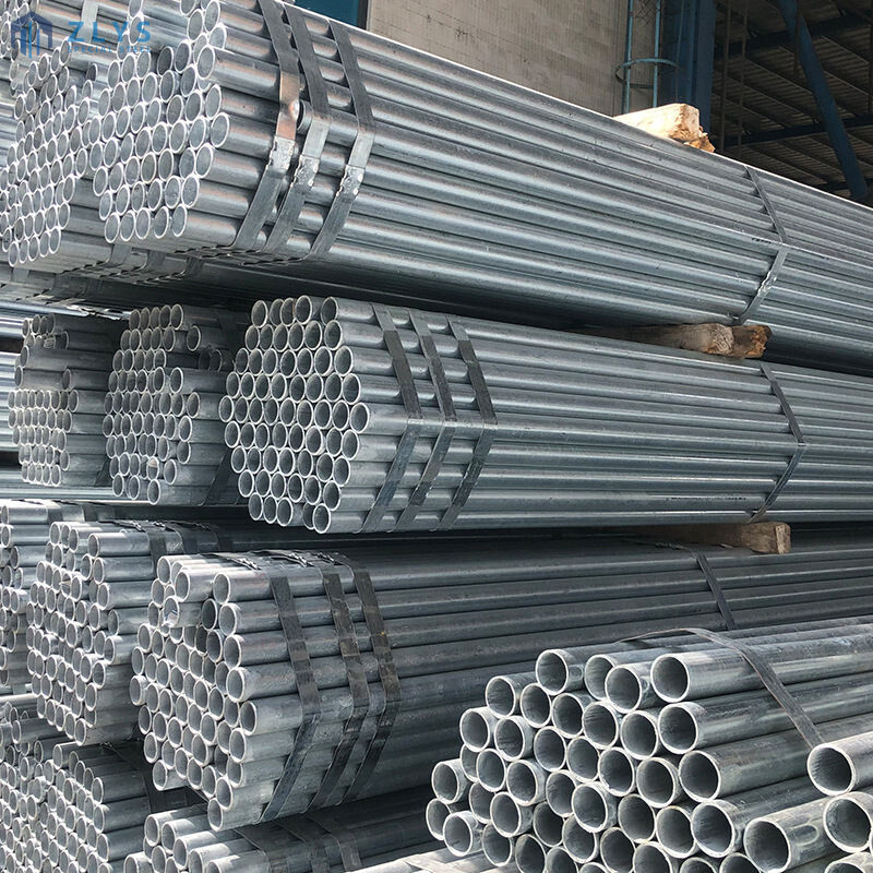 Sch80 Steel Tube Hot Dipped Galvanized Round Steel Pipe