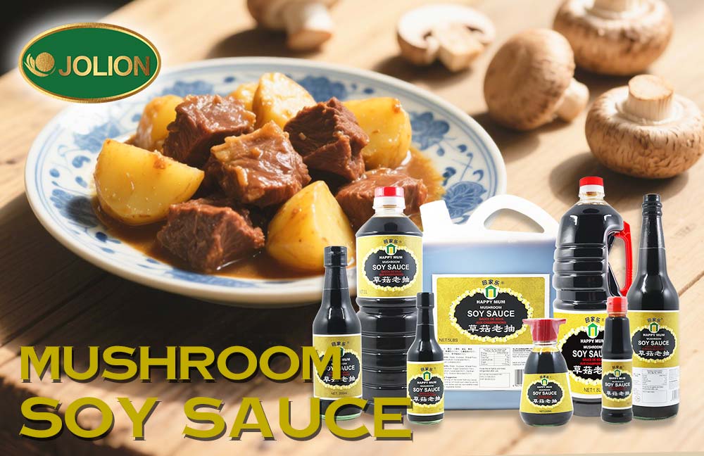 Discover JOLION Foods' 500ml Mushroom Soy Sauce