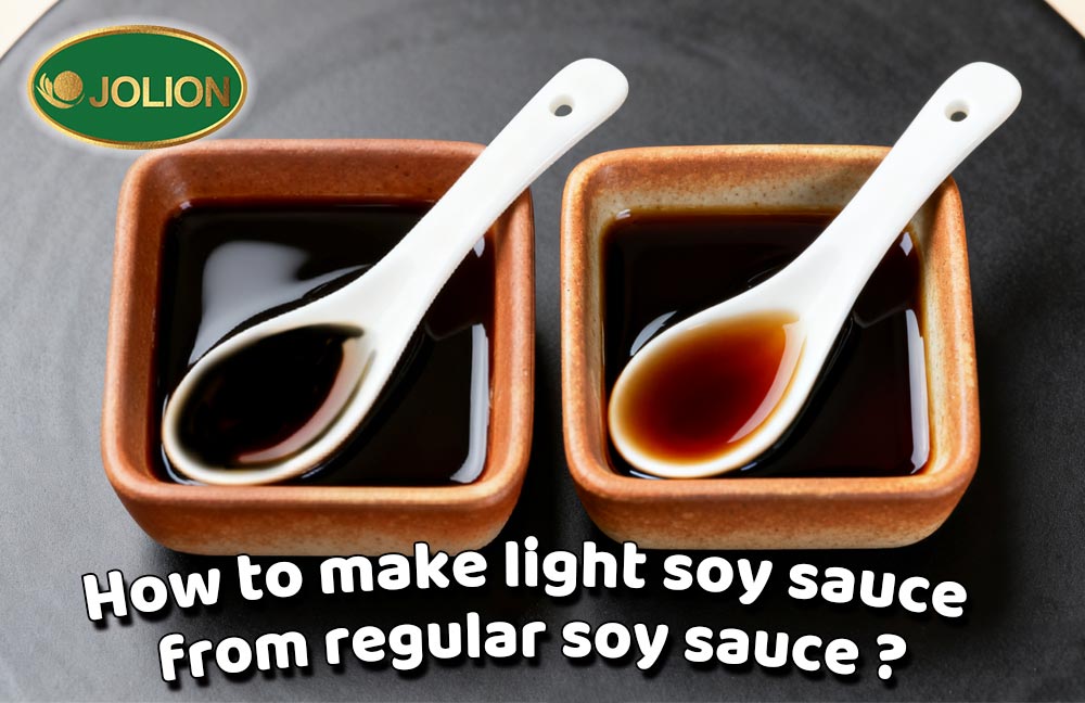 Transforming Regular Soy Sauce into Light Soy Sauce A Simple Guide