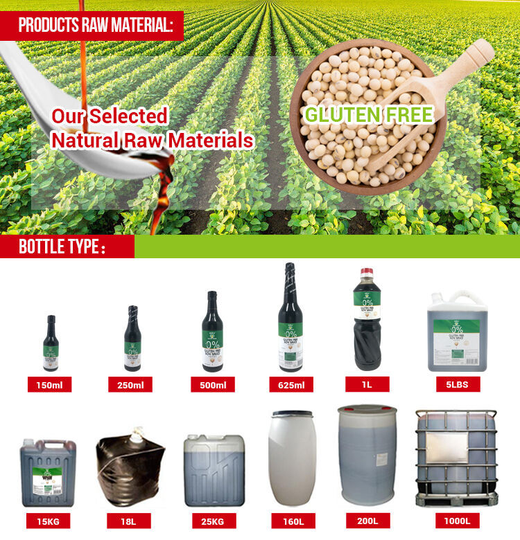 500ML Haccp gluten free soy sauce Jolion