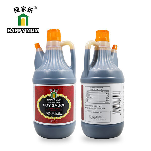 1.7L bottle 2 years shelf life bulk Dark Soy Sauce 1.7L bottle 2 years shelf life bulk Dark Soy Sauce