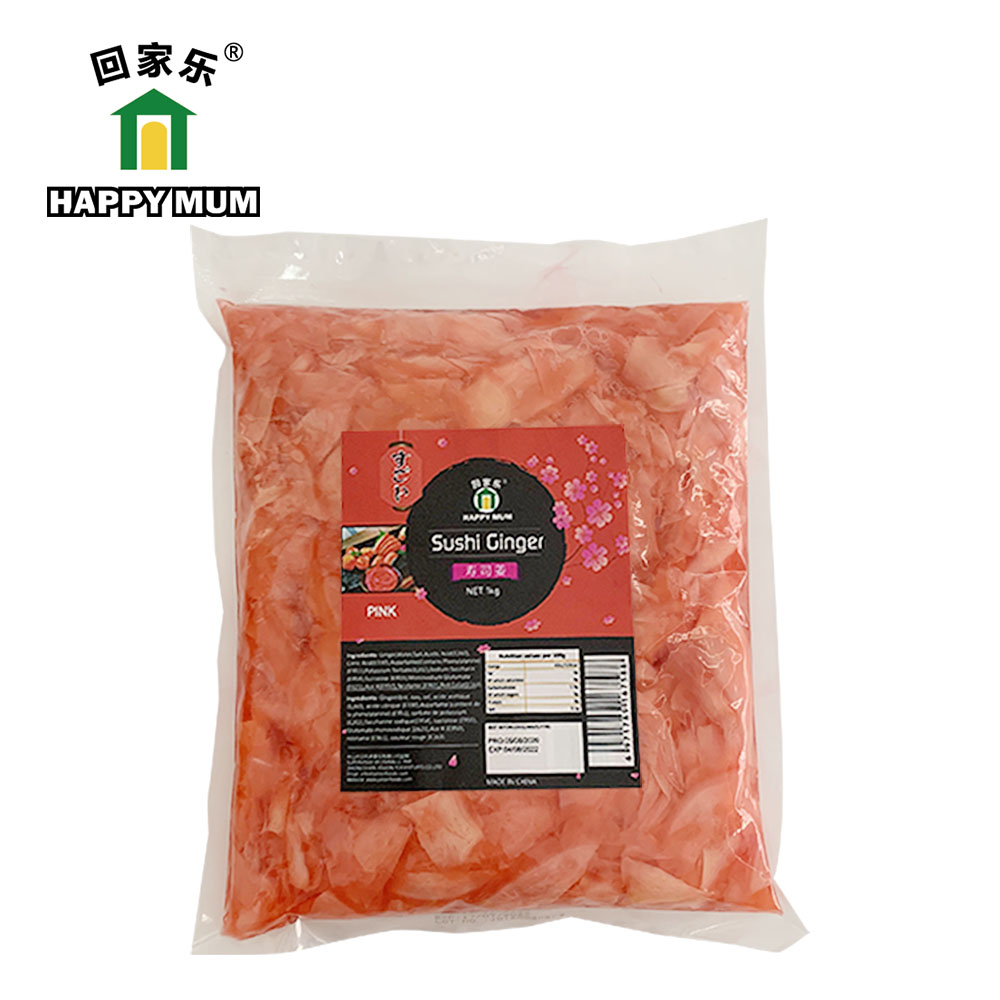 1KG Sushi Pickled Yellow Sliced Ginger