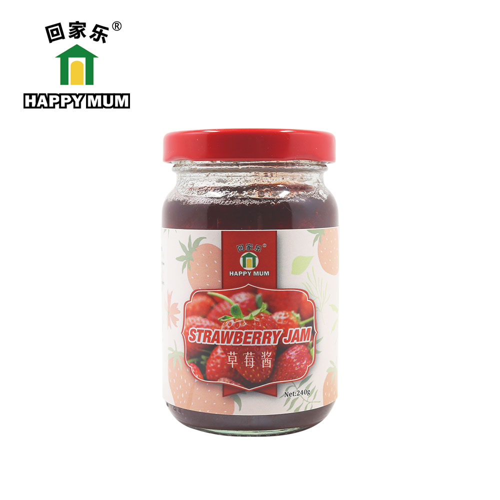 170g Canning Organic Strawberry Jam