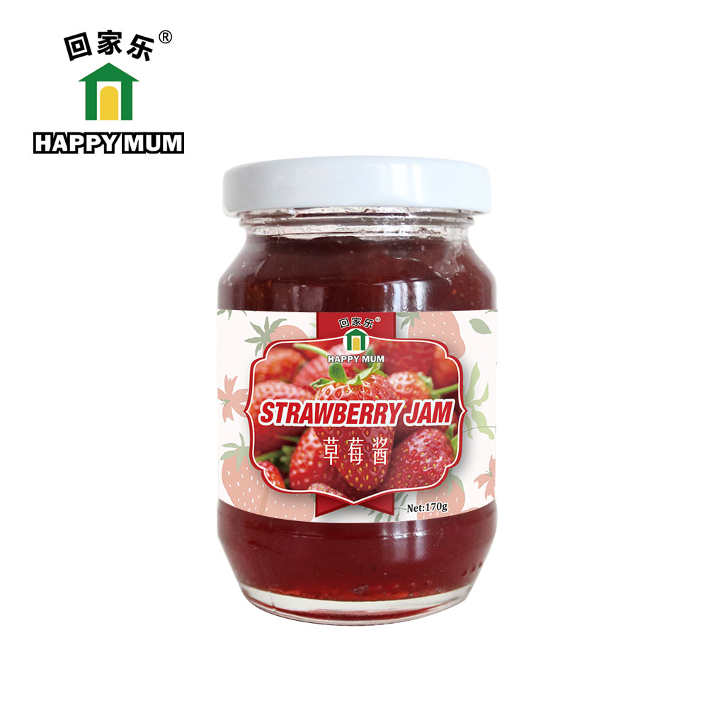 170g Canning Organic Strawberry Jam