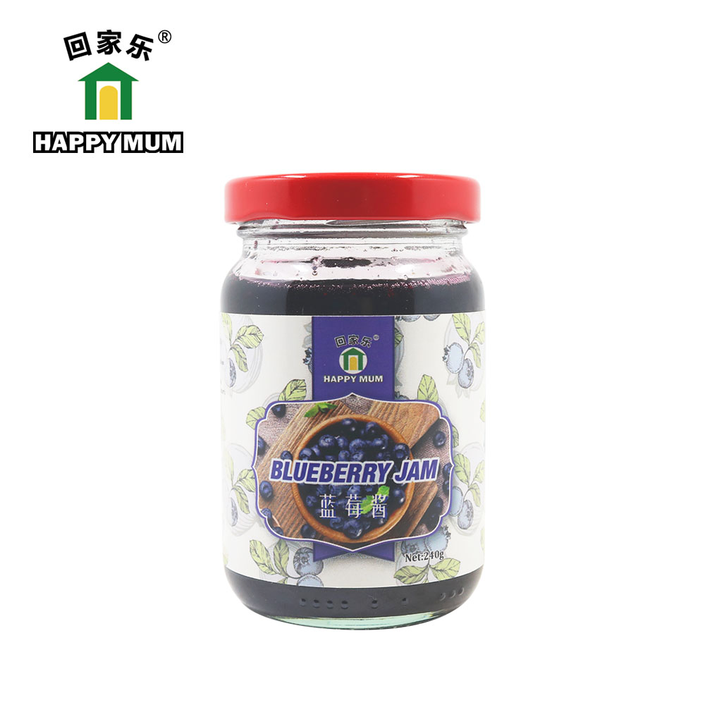240g Canned Blueberry Jam Low sugar