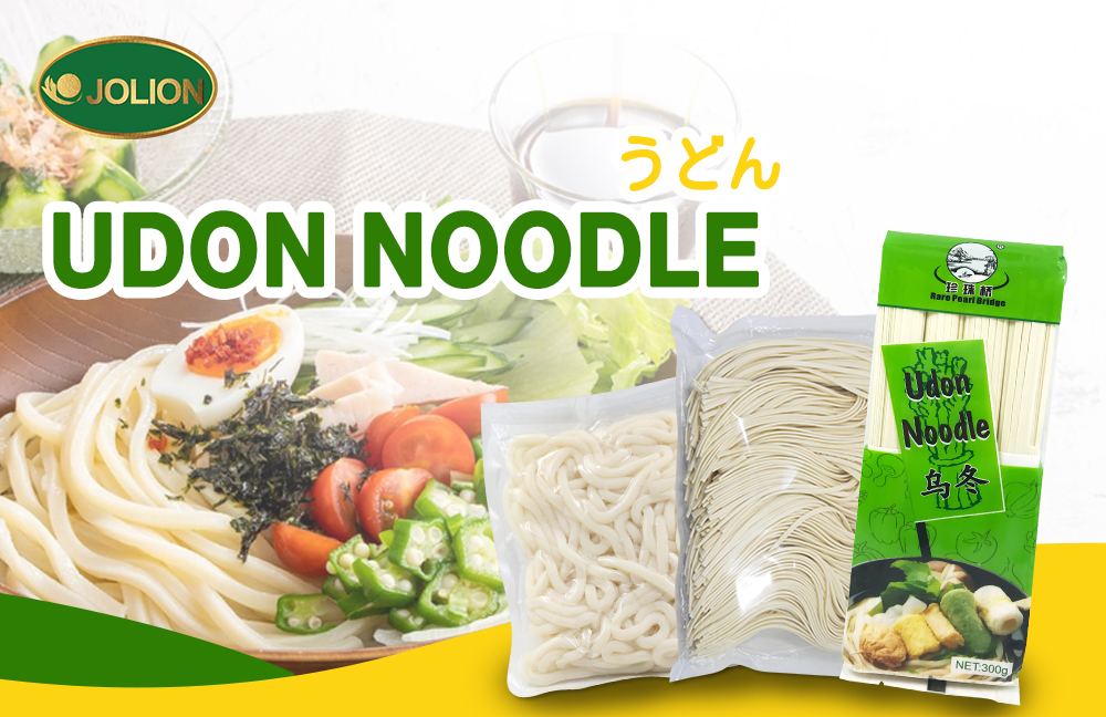 What are udon noodles made of