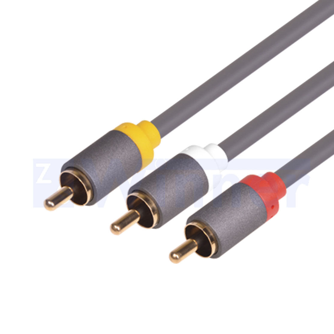 3 RCA Stereo Audio Video Cable Gold Plated for Connecting VCR, DVD, HDTV and Other Home Theater Audio Video Equipment 3 RCA Stereo Audio Video Cable Gold Plated for Connecting VCR, DVD, HDTV and Other Home Theater Audio Video Equipment