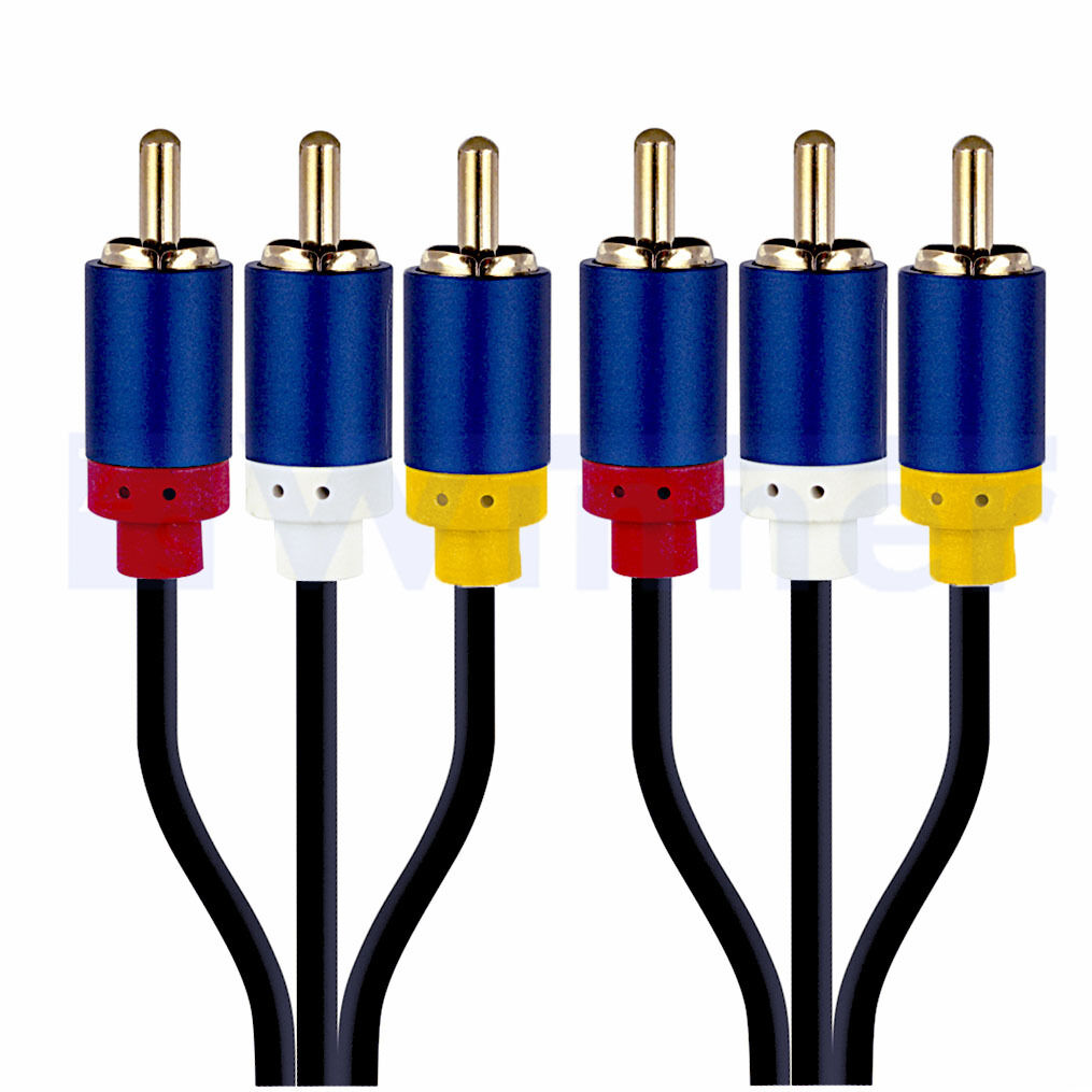 3RCA Composite Video Audio AV Cable ( 3 RCA Male to 3 RCA Male A/V Cable ) 3RCA Composite Video Audio AV Cable ( 3 RCA Male to 3 RCA Male A/V Cable )