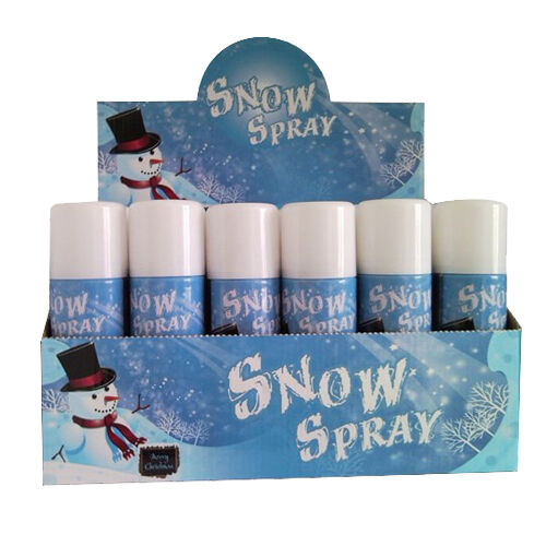 Spray de nieve para pintar en ventanas