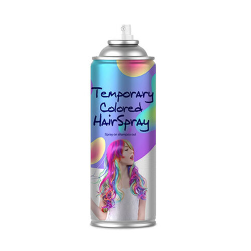 Spray de color de cabello temporal