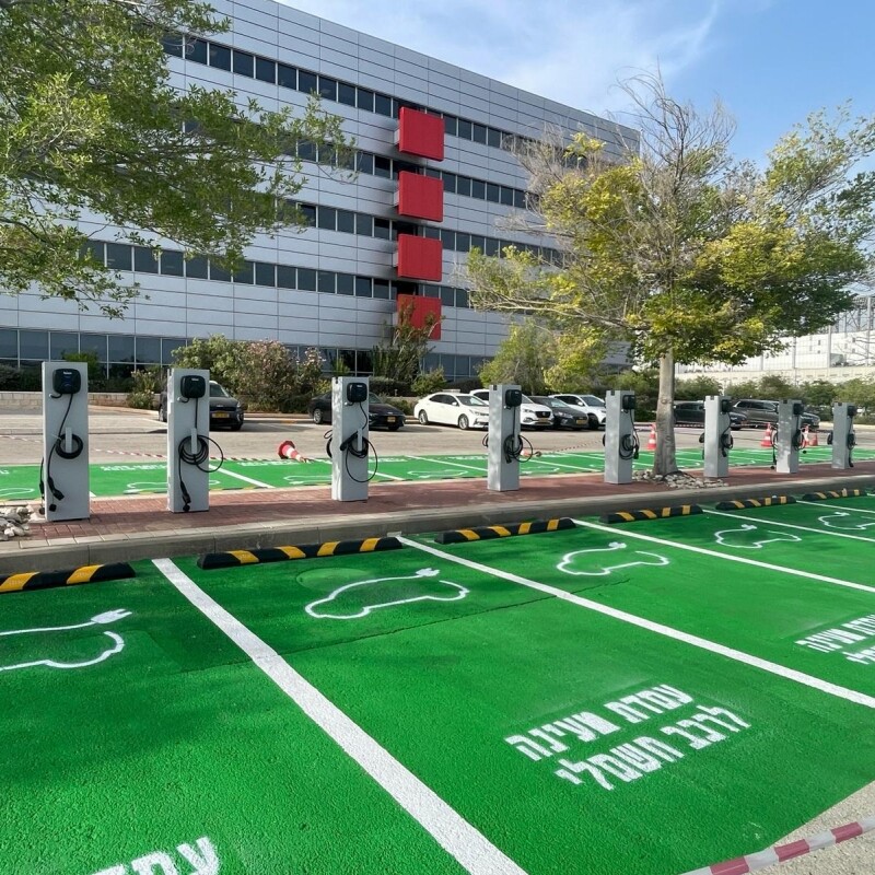 Teison Smart AC EV Wallbox Chargers for electric vehicles have installed in Israel