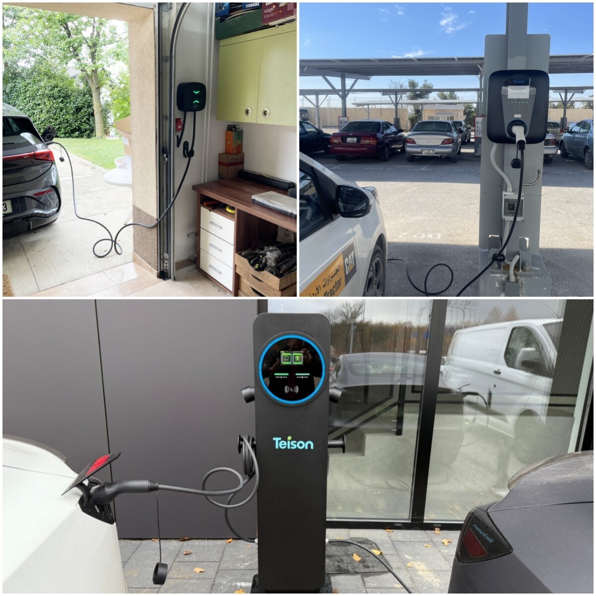Teison AC charging is a simple and space-saving method of charging electric vehicles