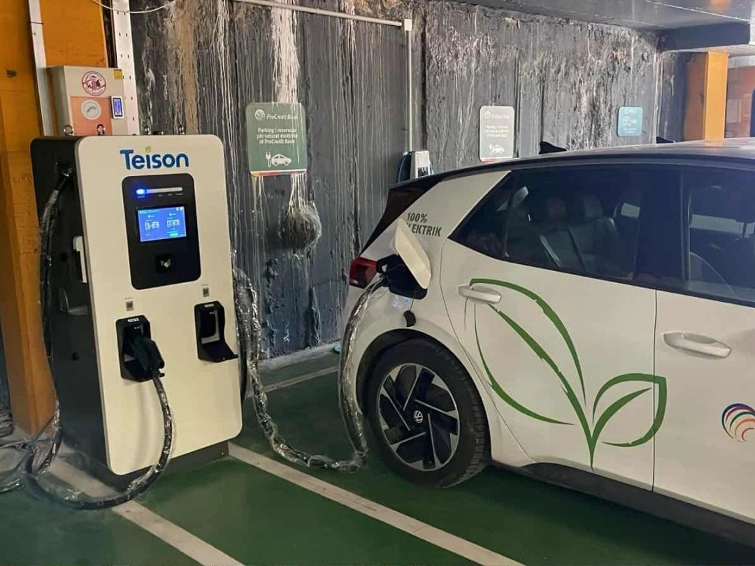 Teison DC Pro 60kW DC fast charging station installed in Kosovo,2025 Teison DC Pro 60kW DC fast charging station installed in Kosovo,2025