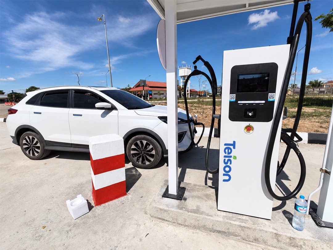 Teison DC Split 400kW ev charger installed in Laos， 2026